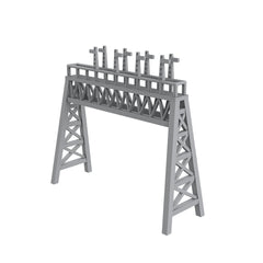Yao's Studio LYT126 Miniature Dock factory building Shipyard Display Gantry Dock Gantry