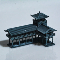 Yao's Studio LYT404 Farmers Market Vegetable Stall Fruit Stall Farm HO/OO/Z/N/TT Railroad Miniature Accessory Display Props