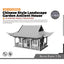 Yao's Studio LYT065 Chinese Style Landscape Garden Ancient House Military Base Miniature Diorama House Building