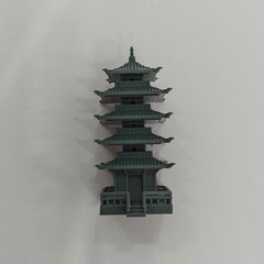 Yao's Studio LYT312 Chinese Ancient Five-Story Pagoda HO/OO/Z/N/TT Railroad Miniature Accessory Display Props