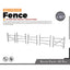 Yao's Studio LYT278 Fence HO/OO/Z/N/TT Railroad Miniature Accessory Display Props
