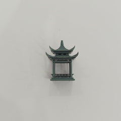 Yao's Studio LYT314 Chinese Style Pavilion HO/OO/Z/N/TT Railroad Miniature Diorama House Building