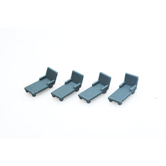 Yao's Studio LYT396 Beach Chair HO/OO/Z/N/TT Railroad Miniature Accessory Display Props