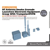 Yao's Studio LYTG022 1/35(48,72,144) Model Upgrade Parts US M1 Tank Antenna Smoke Grenade Launchers Electronic Equipment Group