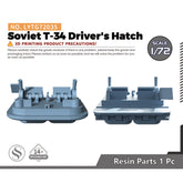 Yao's Studio LYTG035 Model Upgrade Parts Soviet T-34 Driver's Hatch