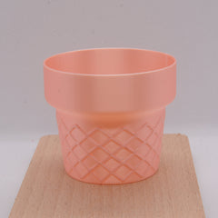 LYTP011B/E/G 1/L 1/M 1/S Ice Cream Cone Succulent Planter Adorable Creative Ice Cream Cone Succulent Planter – Mini Cute Pot for Succulents, Fun Dessert-Themed Decor, DIY Planting Gift