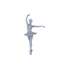 Detail view of MRY-SFW LYTR152B Modern Ballet Pose Female Single 1pc Model