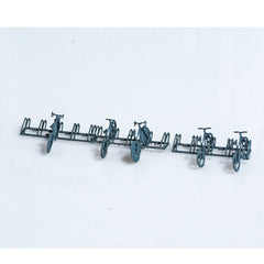 Yao's Studio LYTS042 Bicycles 5pcs Bikes Parking Racks Model Trains Layout