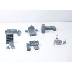 Yao's Studio LYTS034 Miniature Scene Of House Bed Sofa Bathroom Kitchen Bathtub Furniture And Home Appliance Set Interior Components Of The House