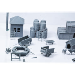 Yao's Studio LYTS035 Miniature Farm Building Set Farm Building Farm Accessories
