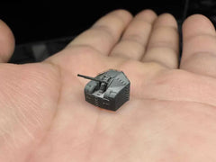 SSMODEL R350086 1/350 scale Jiujiu 76mm twin anti-aircraft gun