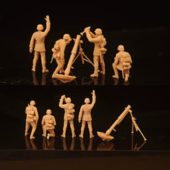 The grenadier squad consists of 4 men and a GRW42 80mm mortar. LSSNO194 1/35/48/64/72/87/100/144