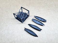 SSMODEL R350033 1/350Proportions 6 m sampans