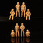 Modern LA100 Panda Helmet 4-Person Miniature Soldier Figure White Model LSSNO229 1/35/48/64/72/87/100/144