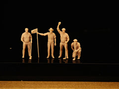 Miniature Golf Player Scene 8-Person Small Soldier White Model LSSNO234 1/35/48/64/72/87/100/144