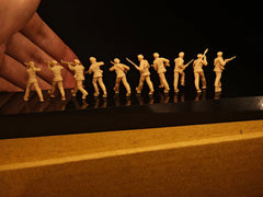 10 members of the Workers' and Peasants' Red Army, consisting of White Model soldiers LSSNO302
