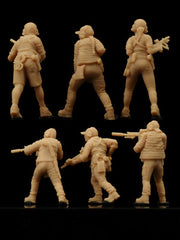Modern civilian special forces unit consisting of 6 people LSSNO135 1/35/48/64/72/87/100/144