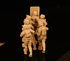 Six members of the British Special Air Service LSSNO217 1/35/48/64/72/87/100/144