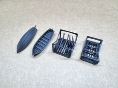 SSMODEL R350032 1/350Scale 9 m sampan