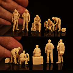 WWII US Air Force ground crew of 5 LSSNO310 1/35/48/64/72/87/100/144