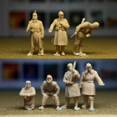 World War II Soviet Tank Troops 7-Person Team LSSNO76 1/35/48/64/72/87/100/144