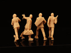 Modern robbers four-man team White Model LSSNO220 1/35/48/64/72/87/100/144