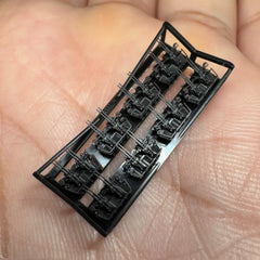 SSMODEL 1/700 M700001 American Bofors 40 mm quadruple anti-aircraft guns 8 pieces