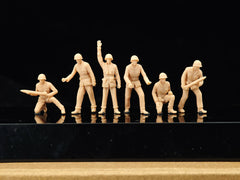WWII US Army 105mm Artillery Corps (7 men) LSSNO159 1/35/48/64/72/87/100/144