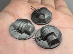 SSMODEL R350092 1/350 scale Big River 127 cannon with shield