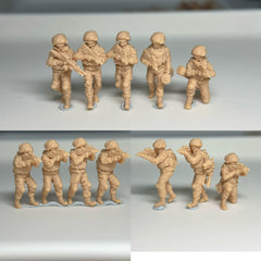 Modern Israeli Soldier 12-man squad LSSNO73 1/35/48/64/72/87/100/144