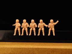 Modern ground service driver operator team of 5 LSSNO200 1/35/48/64/72/87/100/144
