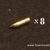 Five-star model FS710067 Battleship Anti-aircraft Missiles (8 missiles) 1/700