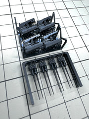 SSMODEL G350001 350 scale German 105mm SK C/33 LC31 double stand type
