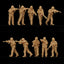 10 people in the modern Russian Federation LSSNO128 1/35/48/64/72/87/100/144