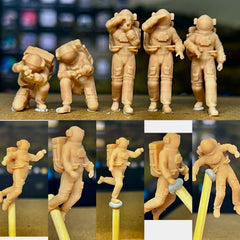 Modern Astronauts 10-Person Crew LSSNO114 1/35/48/64/72/87/100/144