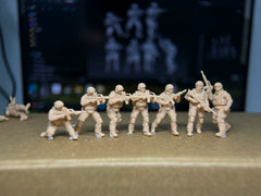 Modern German Federal Army 7-man squad LSSNO90 1/35/48/64/72/87/100/144