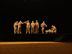Miniature model of Modern Police 8 soldiers LSSNO242 1/35/48/64/72/87/100/144