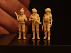 Modern Israeli IDF Women's 3-Person Team LSSNO305 1/35/48/64/72/87/100/144