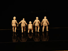 World War II Zombie Five Little Soldiers LSSNO235 1/35/48/64/72/87/100/144