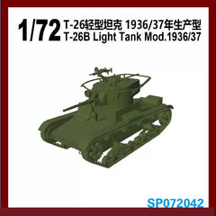 extant SP072042 1/72 T-26 Light Tank Model 1936/37 (Single Unit) Assembly Model