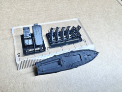 SSMODEL R350036 1/350Proportion Cargo boat within 15 meters Long pipe boat