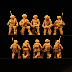 Modern British infantry (5 men) LSSNO258 1/35/48/64/72/87/100/144