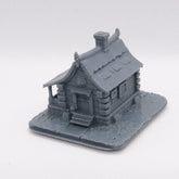 RHMG-176(177) 1/S 1/L 3D Printed Architectural Model Decor Miniature Building Ornament For Deskdesktop Ornament Rustic Cottage
