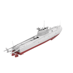 RHWS030S Military Model Kit Full Hull Soviet G-5 SHVAK Gun Modification Motor Torpedo Boat