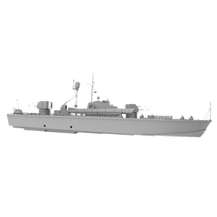 RHWS031 Military Model Kit Water Line Soviet Project 183 Motor Torpedo Boat