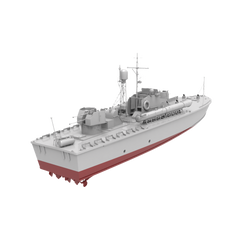 RHWS031S-A Military Model Kit Full Hull Soviet Project 183 Motor Torpedo Boat