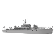 RHWS032-A Military Model Kit Water Line British HMS Gay Archer Torpedo Boat