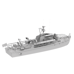 RHWS032-A Military Model Kit Water Line British HMS Gay Archer Torpedo Boat