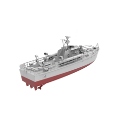 RHWS032S Military Model Kit Full Hull British HMS Gay Archer Torpedo Boat