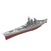 RHWS034S Military Model Kit Full Hull Italy Cristoforo Colombo Battleship